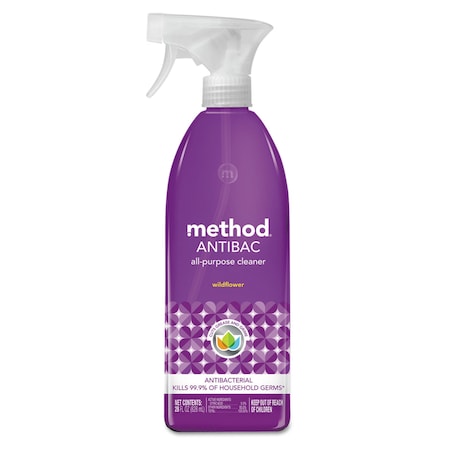 Method Cleaners & Detergents, Spray Bottle, Wildflower, 8 PK MTH01454